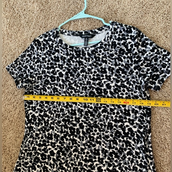 Ellen Tracy Dress Animal Print Two Pockets Size L - Picture 7 of 8
